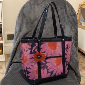 Unique Mesh and Vinyl Vera Bradley Bag